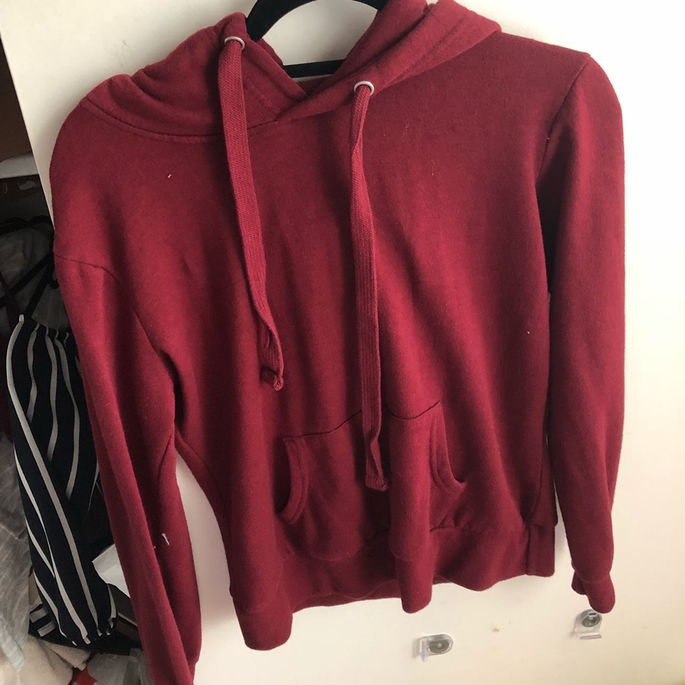 Burgundy Hoodie